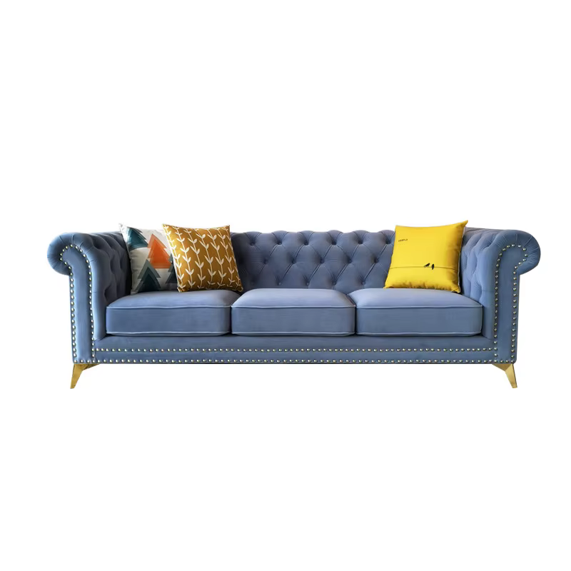 Furnistyle Luxury 3-Seater Chesterfield Sofa — image 6