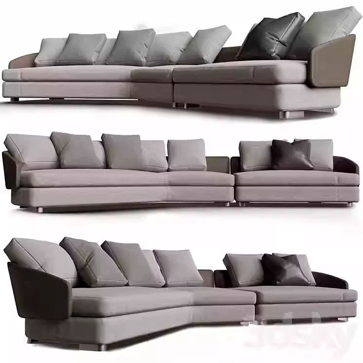 Furnistyle Customizable 7-Seater Living Room Sofa Set — image 4