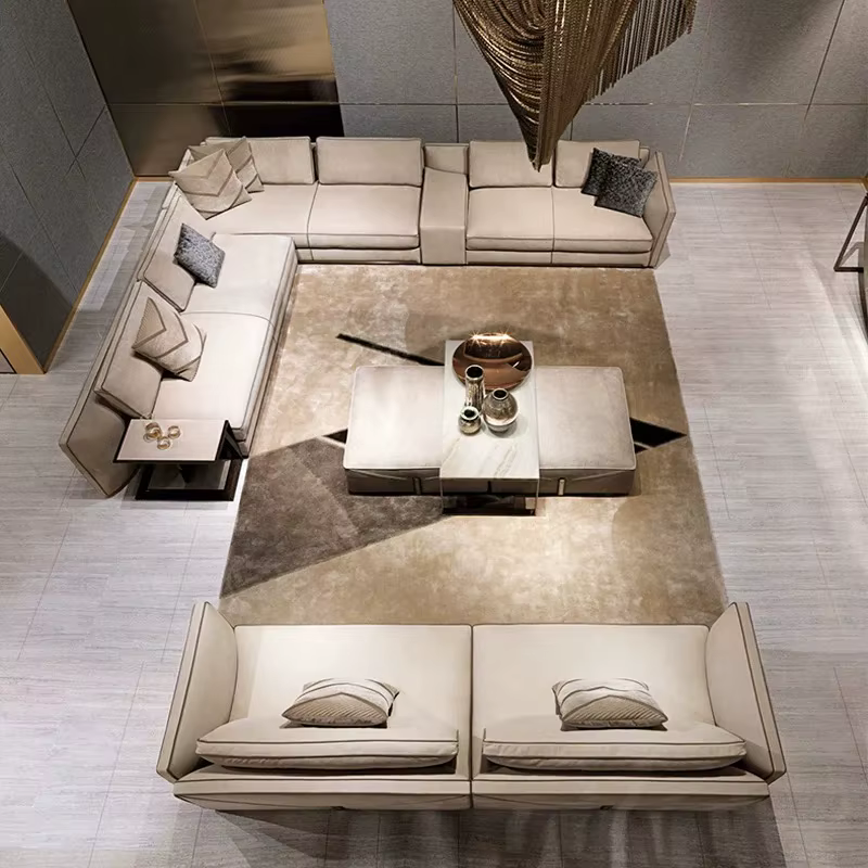 Furnistyle Luxury Design Velvet Sofa Set — image 3