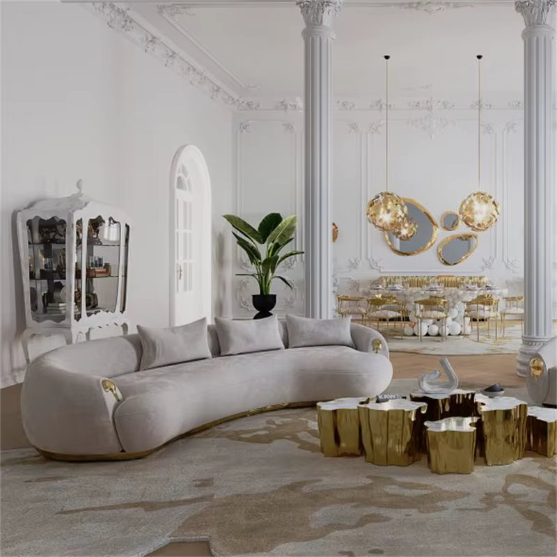 Furnistyle Modern Minimalist Leather Sofa — image 4