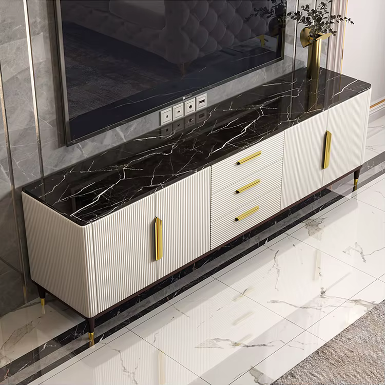 Modern Luxury TV Table Living Room Furniture — image 5