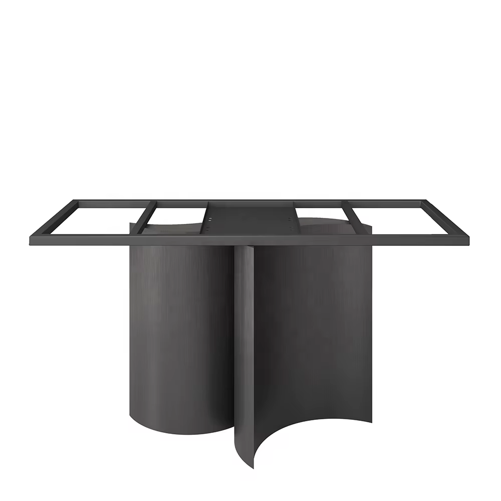 Luxury Nordic 4-Seater Square Dining Table and Chairs Set — image 6