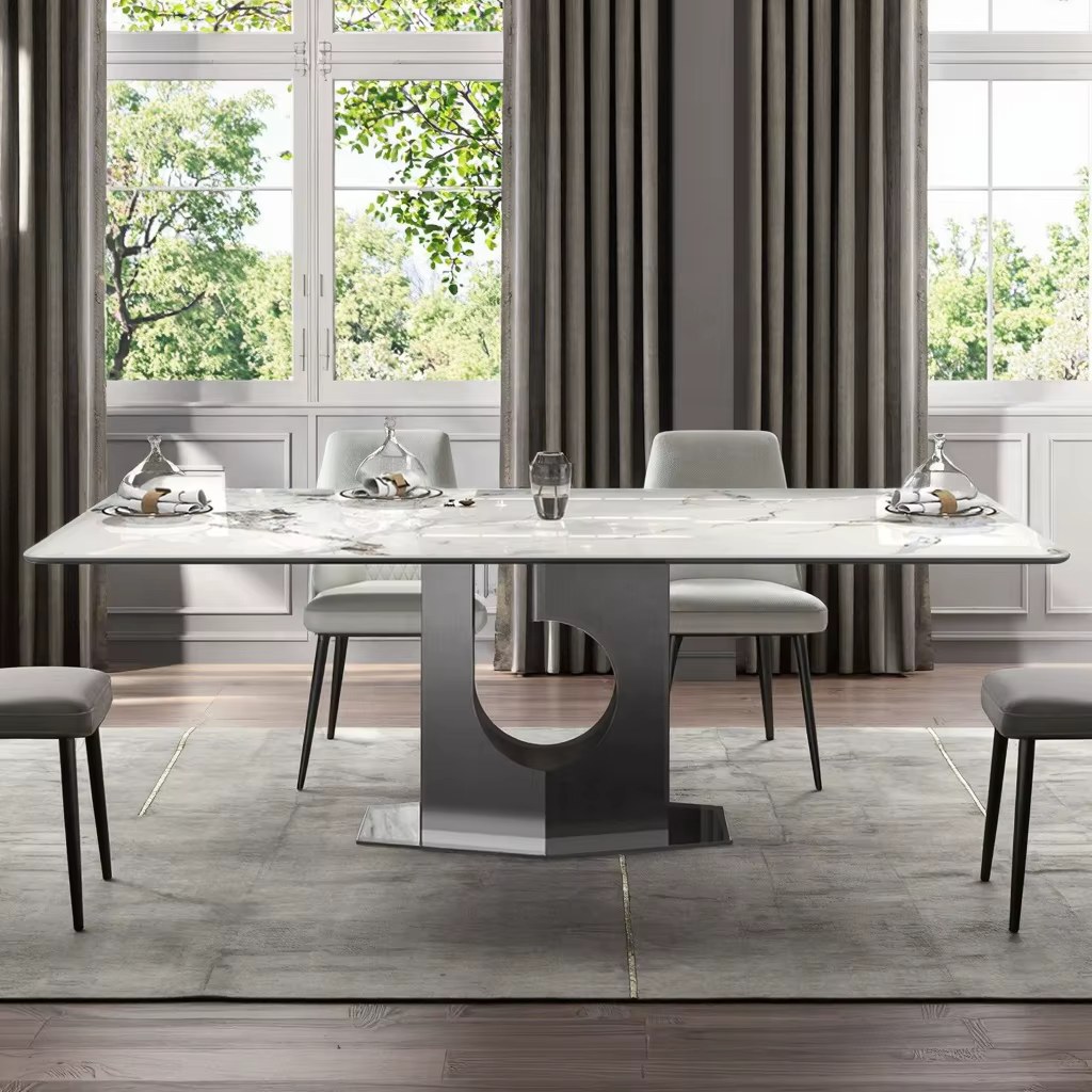 High End French Country Dining Table and Chairs Set — image 2