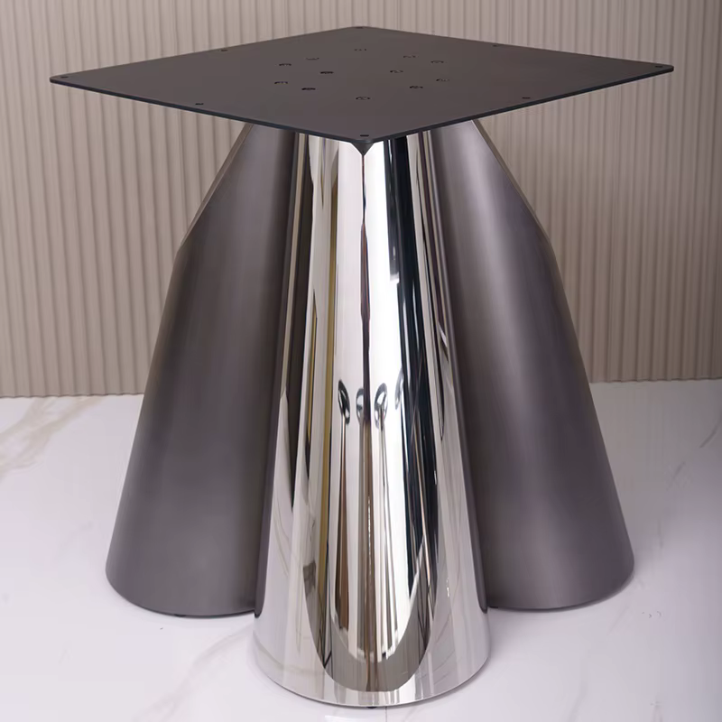 Retro Style Indian Dining Desk Round Sliding Marble Pinning Dining Table with Rotating Centre — image 4