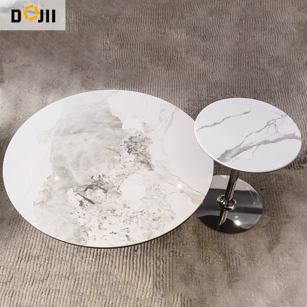 Luxury Gloss White Corner Side Table — image 3
