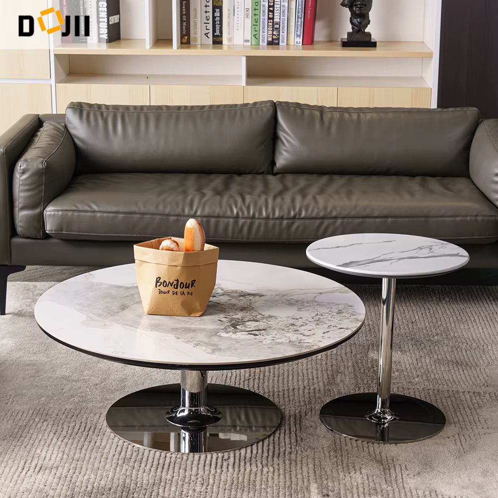Luxury Gloss White Corner Side Table — image 4