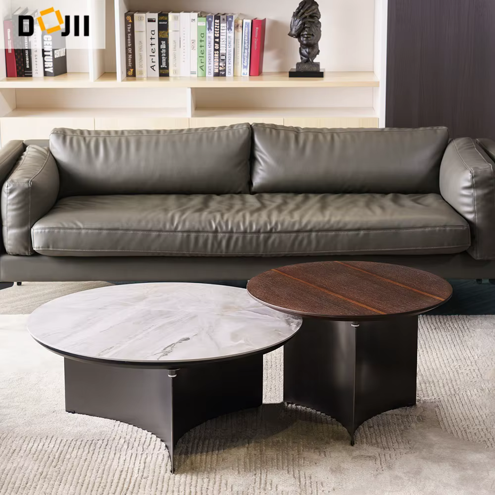 Italian Living Room Luxury Round Small Coffee Table — image 2