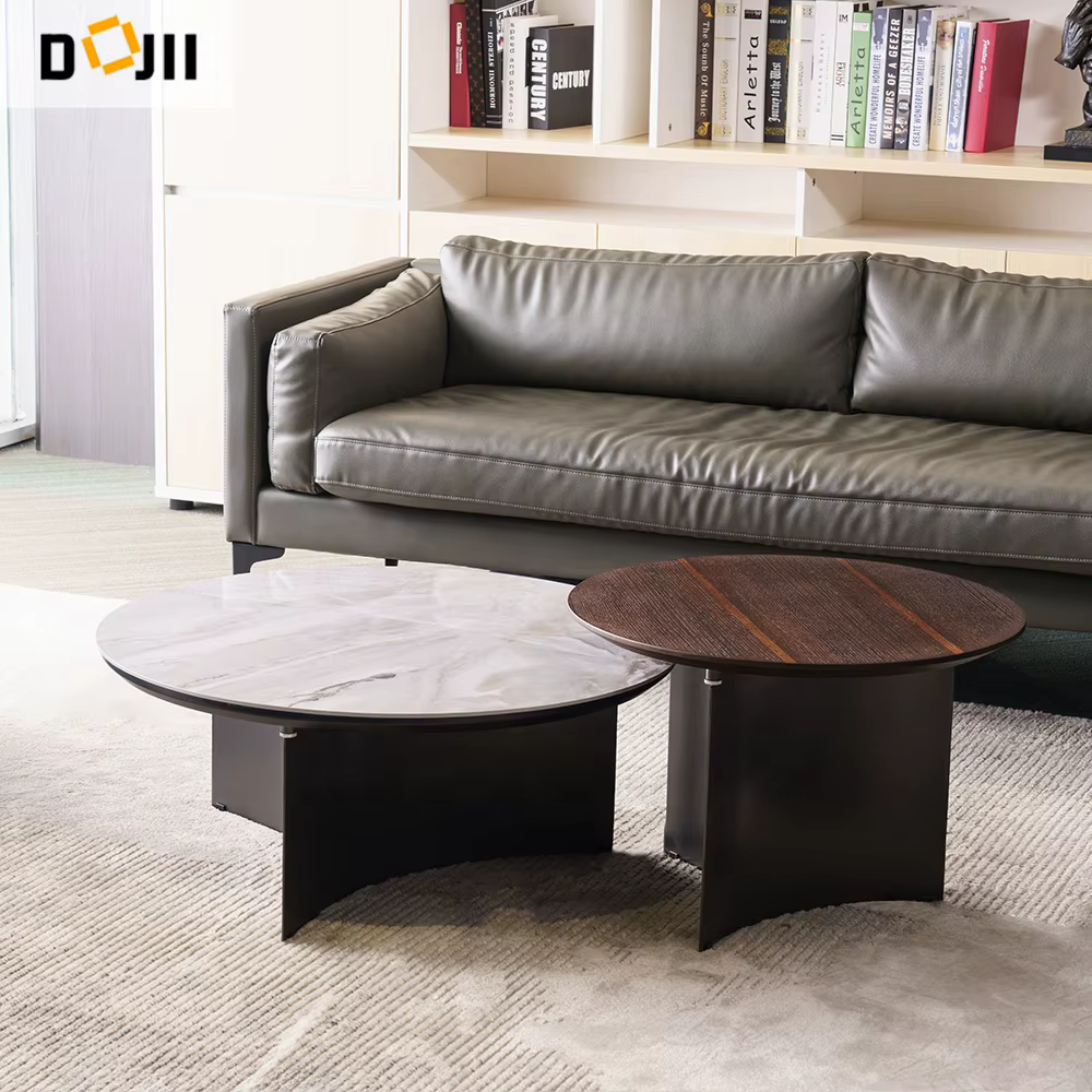 Italian Living Room Luxury Round Small Coffee Table — image 4