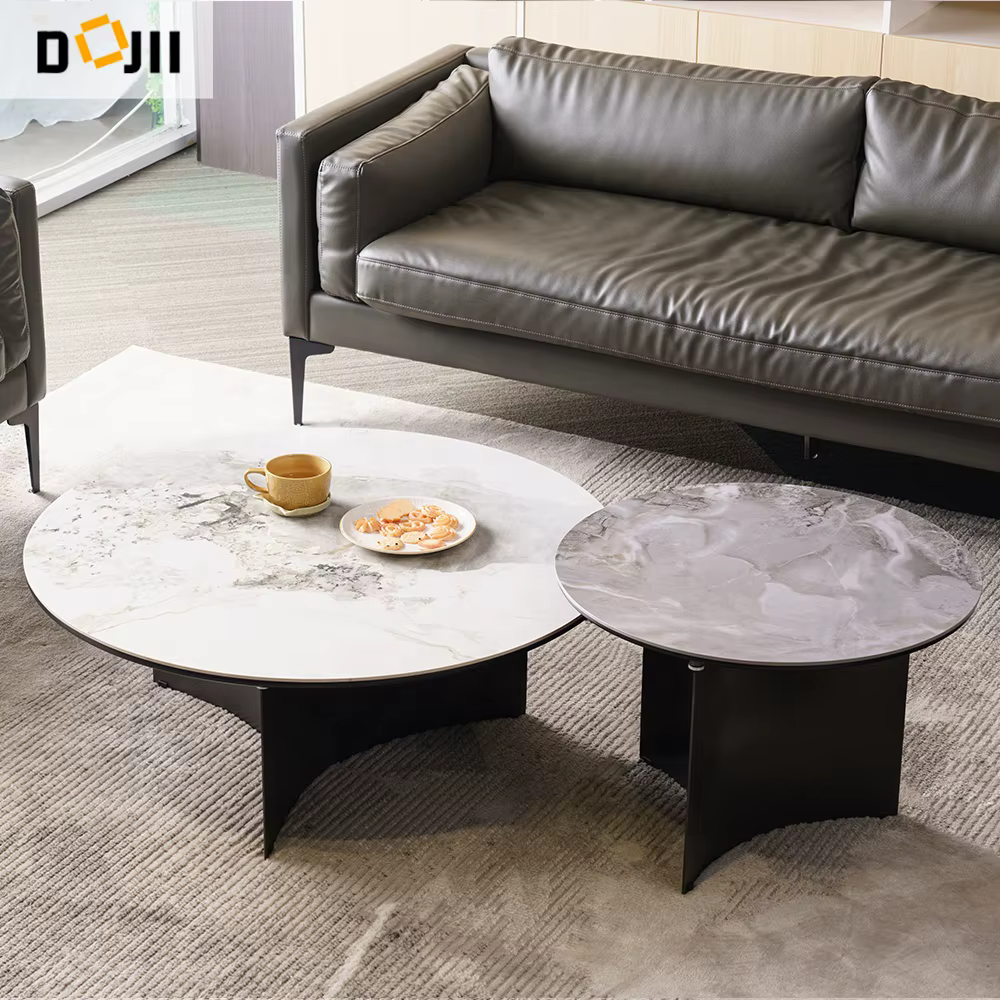 Italian Living Room Luxury Round Small Coffee Table — image 5