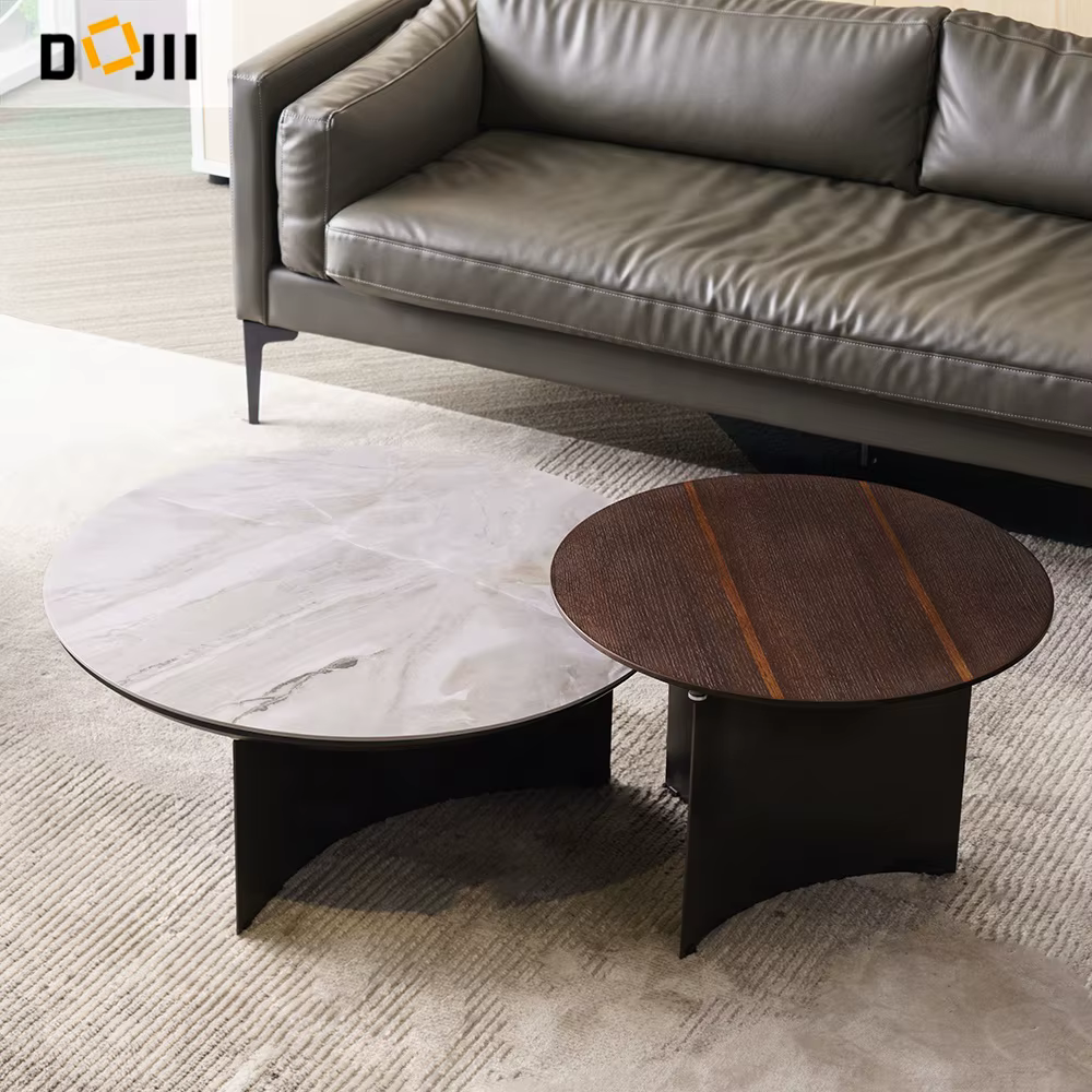 Italian Living Room Luxury Round Small Coffee Table — image 6