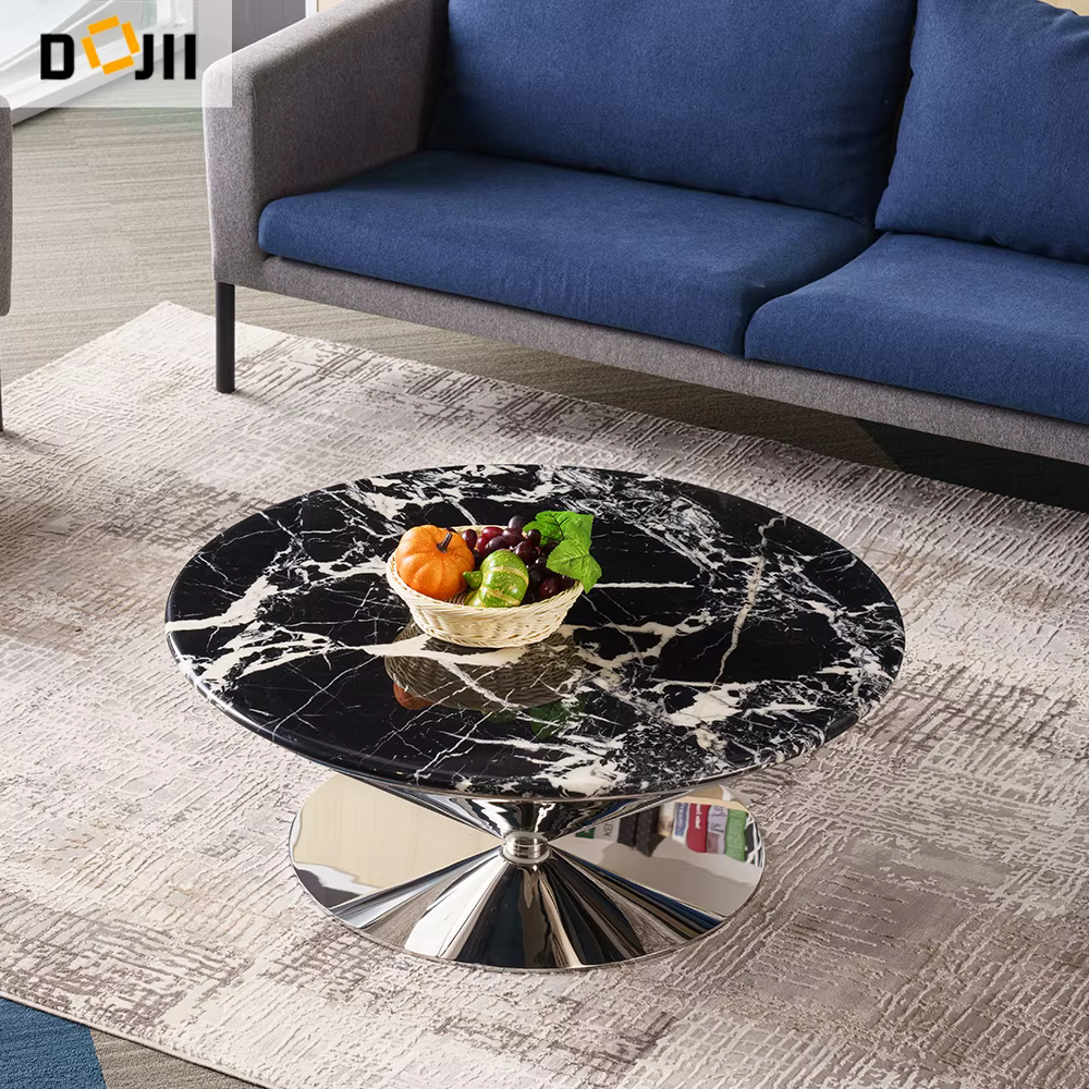 Italian Light Luxury French Style Living Creative Flying Saucer Coffee Tea Table — image 2