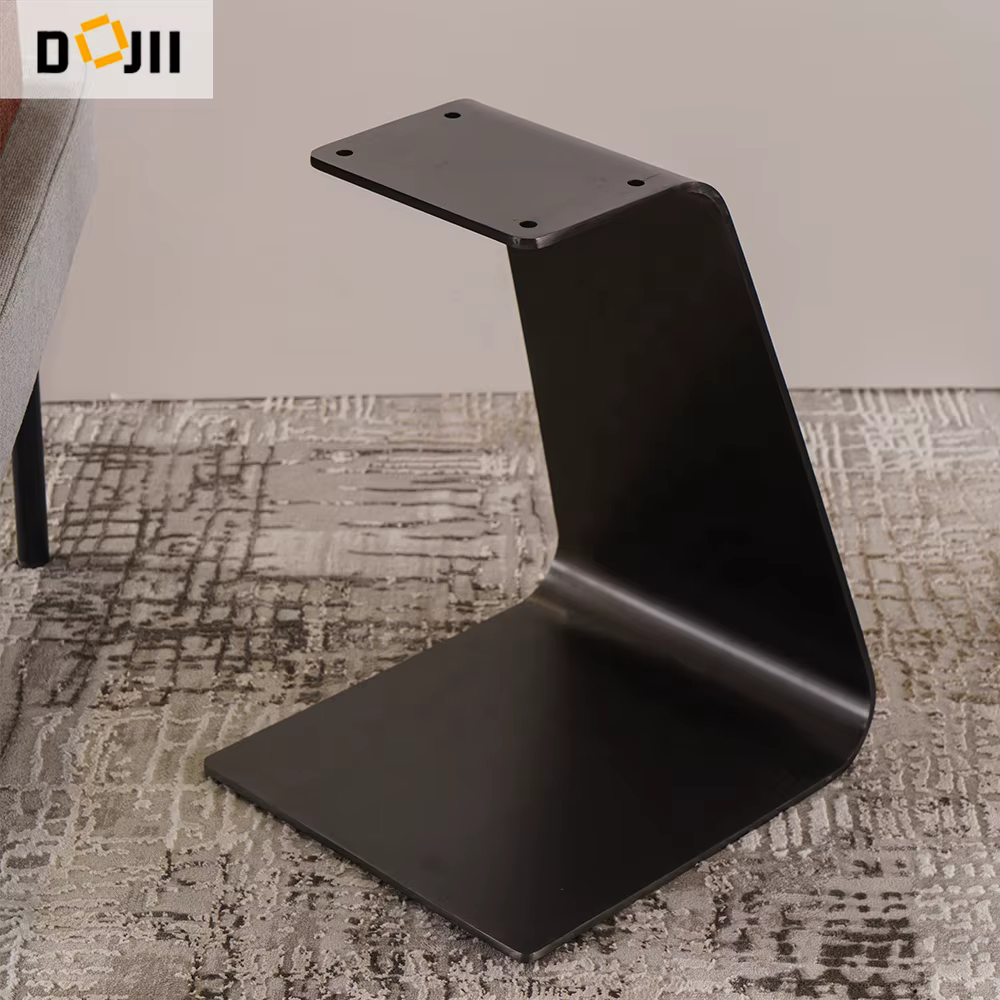 House Decor Light Luxury Decorative Brushed Stainless Steel Coffee Shelf Side Table — image 5