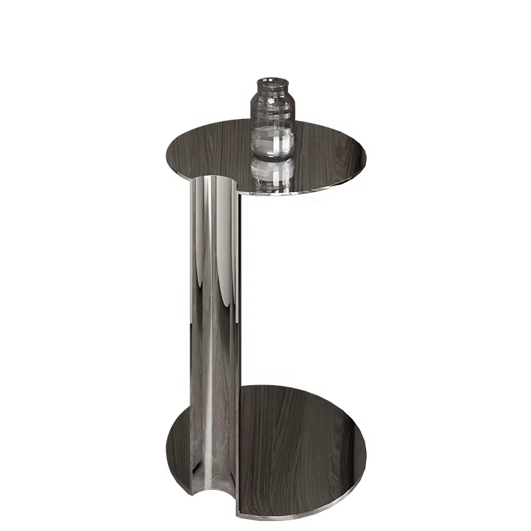 Chinese Coffee Side Table C Shape Small Tea Table — image 2