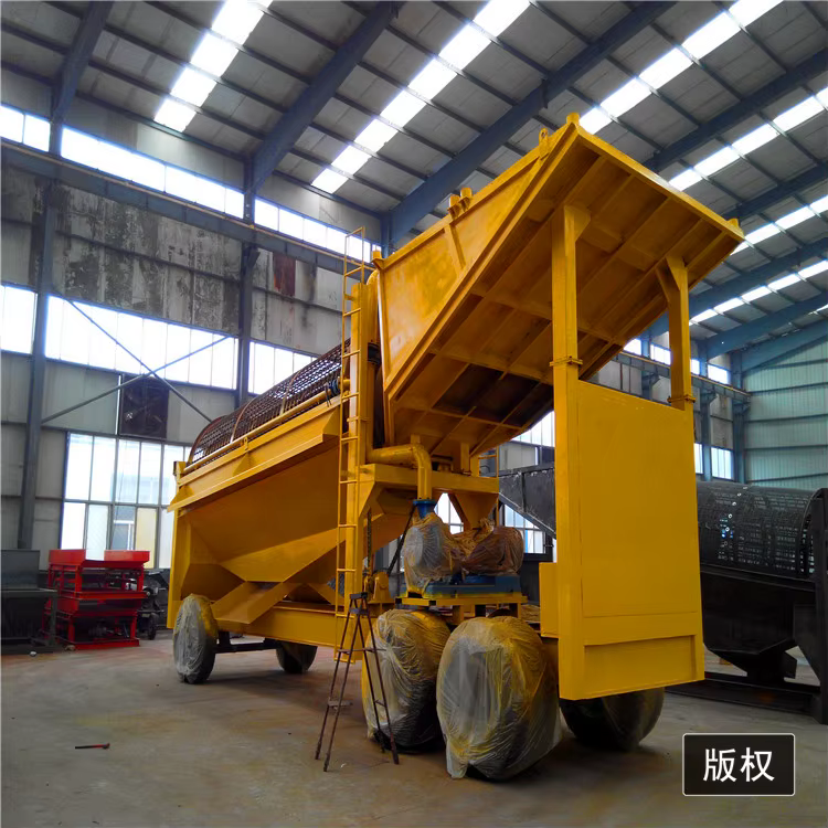 Mini Gold Mining Machine Gold Washing Trommel — image 3