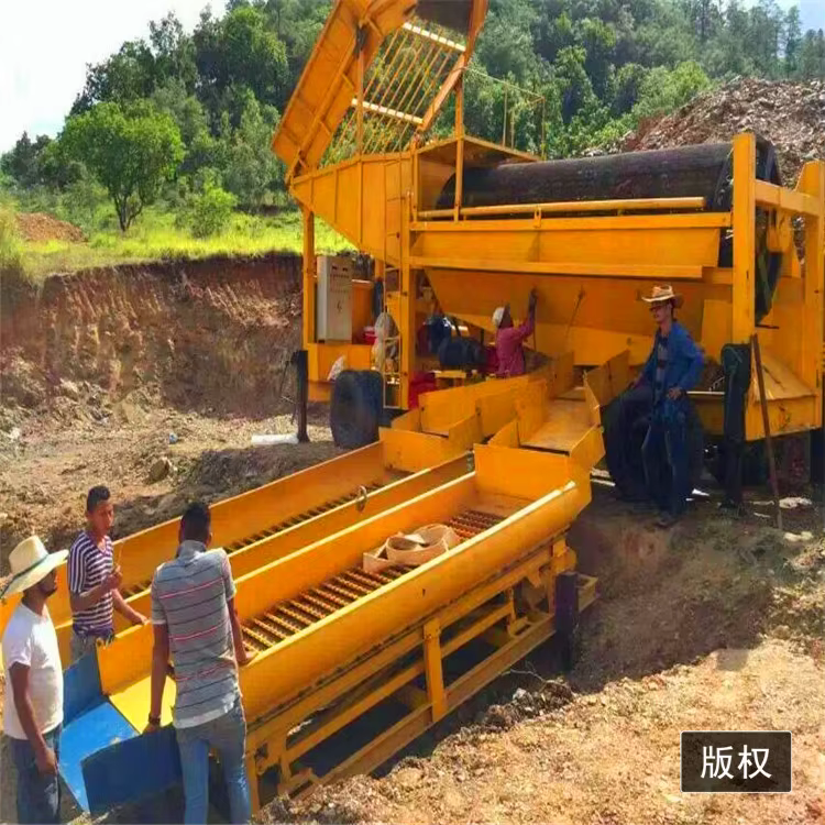 Mini Gold Mining Machine Gold Washing Trommel — image 5