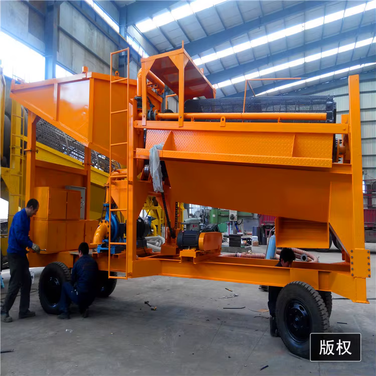 Mini Gold Mining Machine Gold Washing Trommel — image 6