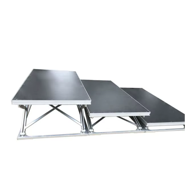 1x2 M Heavy Duty Adjustable Portable Folding Concert Stage Platform — image 5