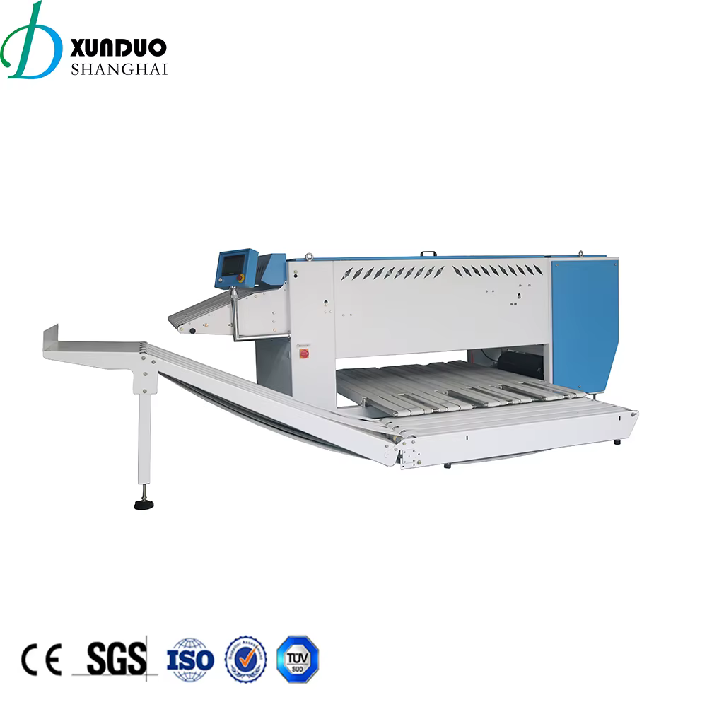 Commercial Laundry Ironer Folding Machine — image 2