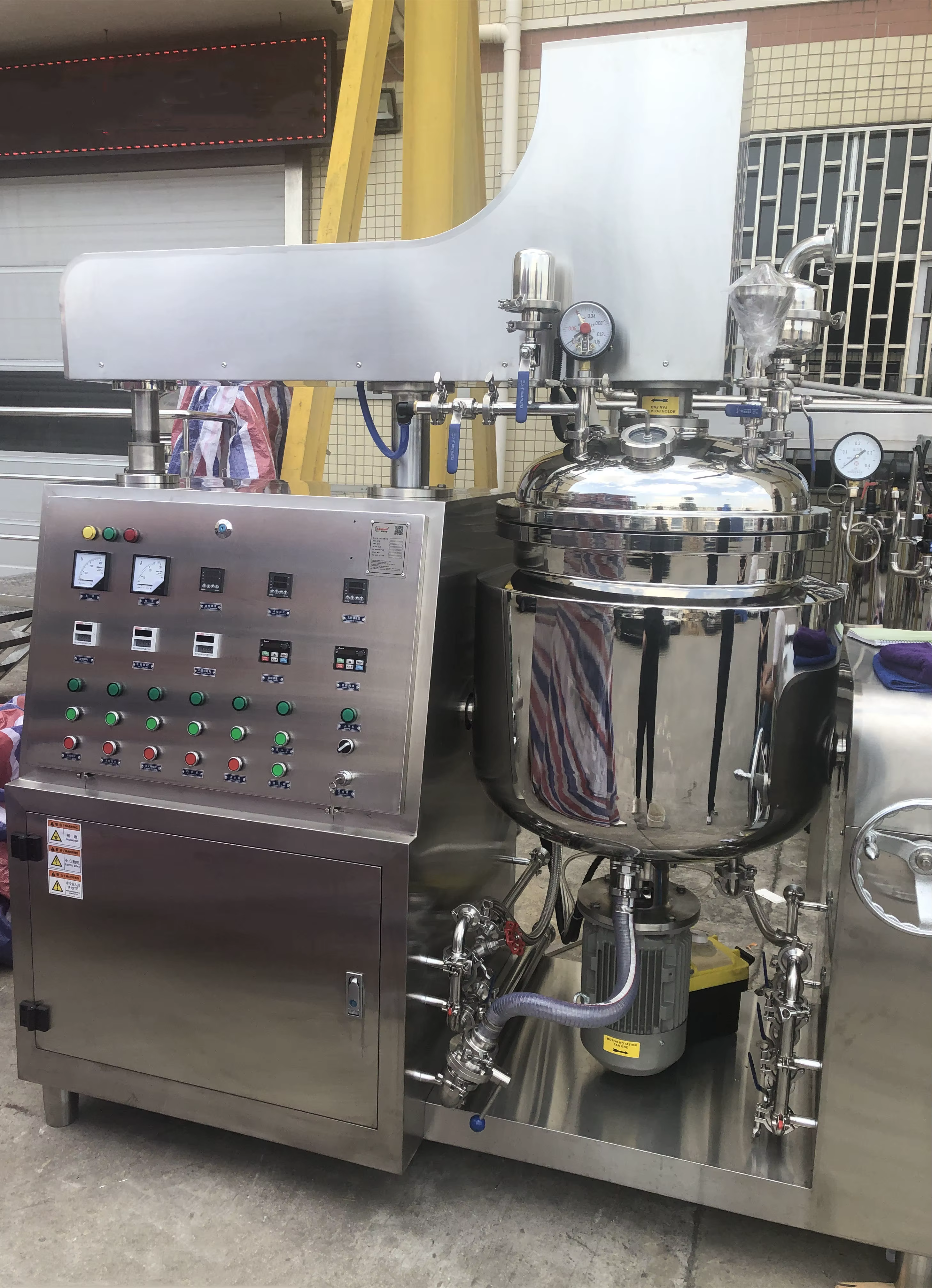 100L Mayonnaise Making Machine Cheese Lotion Mixing Machine Emulsifier Mixer — image 4