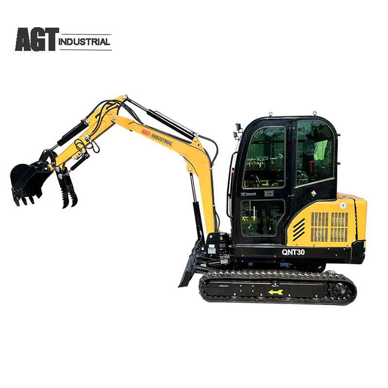 AGT 3-Ton Cab Excavator with Diesel Engine and Hydraulic Thumb — image 5