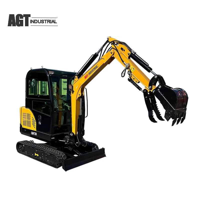 AGT 3-Ton Cab Excavator with Diesel Engine and Hydraulic Thumb — image 6