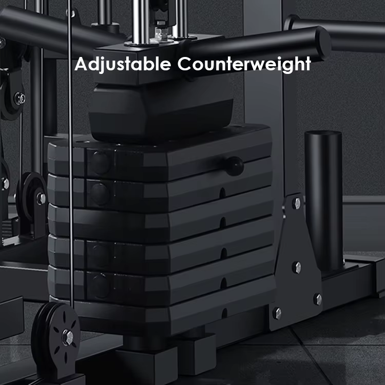 Pinjian Factory Gym Smith Machine Commercial Power Cage Squat Rack Comprehensive Trainer — image 3