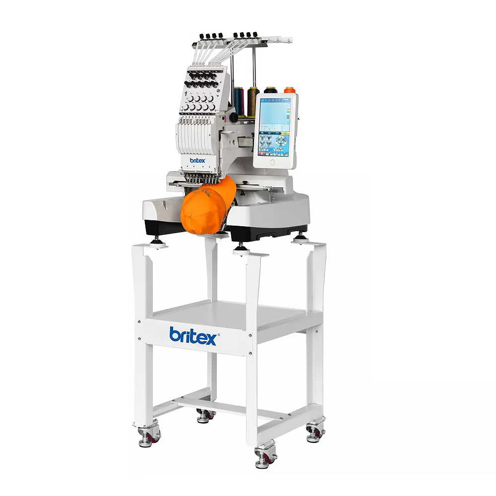 Britex BR-901C 1 Head 9 Needle Computerized Flat Embroidery Machine — image 2