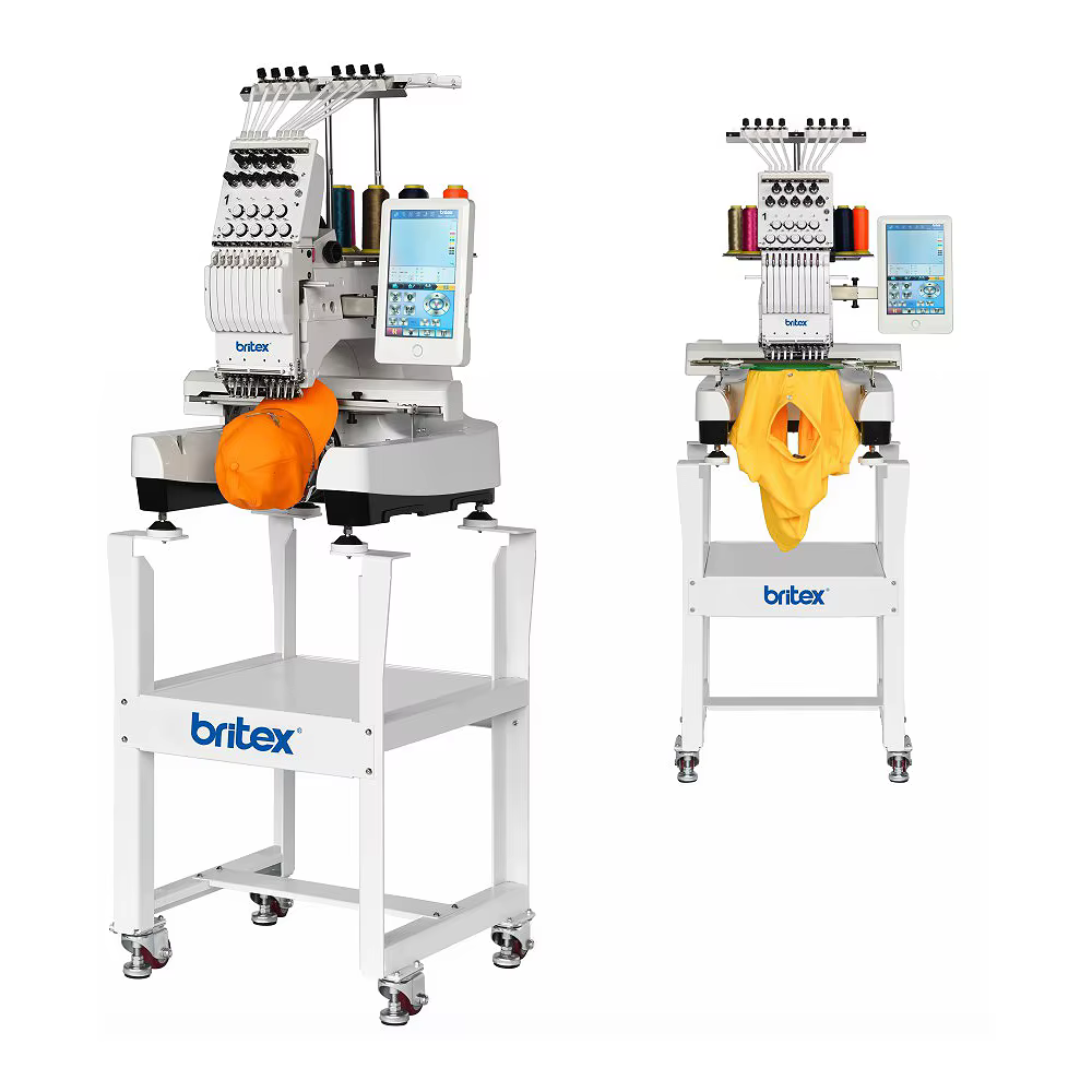 Britex BR-901C 1 Head 9 Needle Computerized Flat Embroidery Machine — image 3
