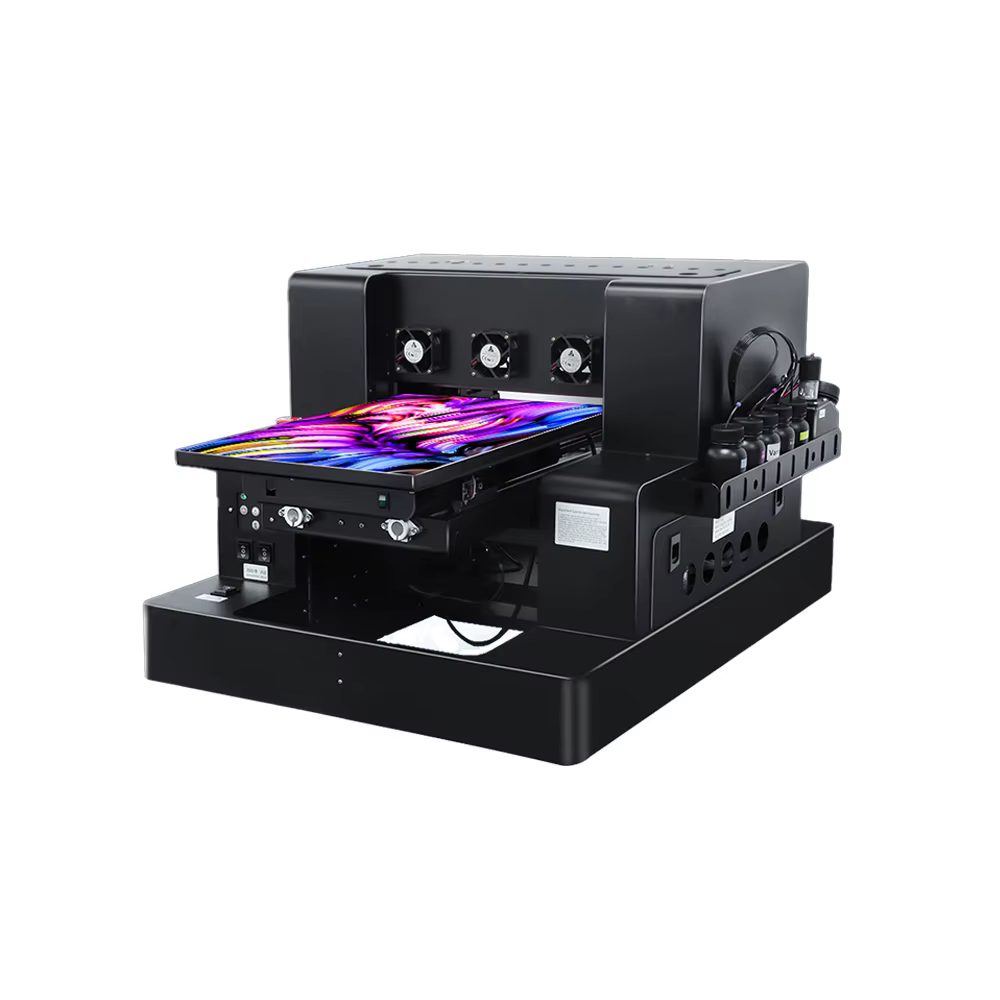 6-Color A3 Size UV LED Flatbed Inkjet Printer with Varnish — image 6