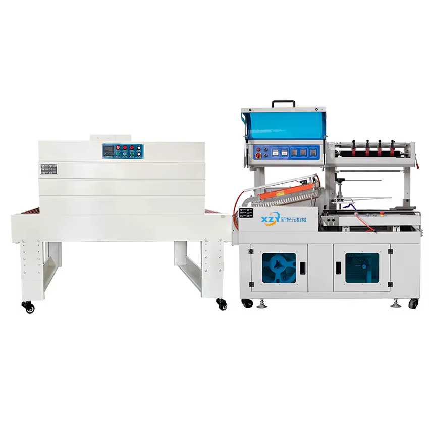 Automatic L-Shaped Sealing and Cutting Shrink Packaging Machine with Shrinking Tunnel — image 3