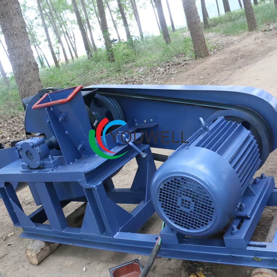 Electric Planer Shavings Generator Automatic Forestry Wood Shaving Machine — image 2