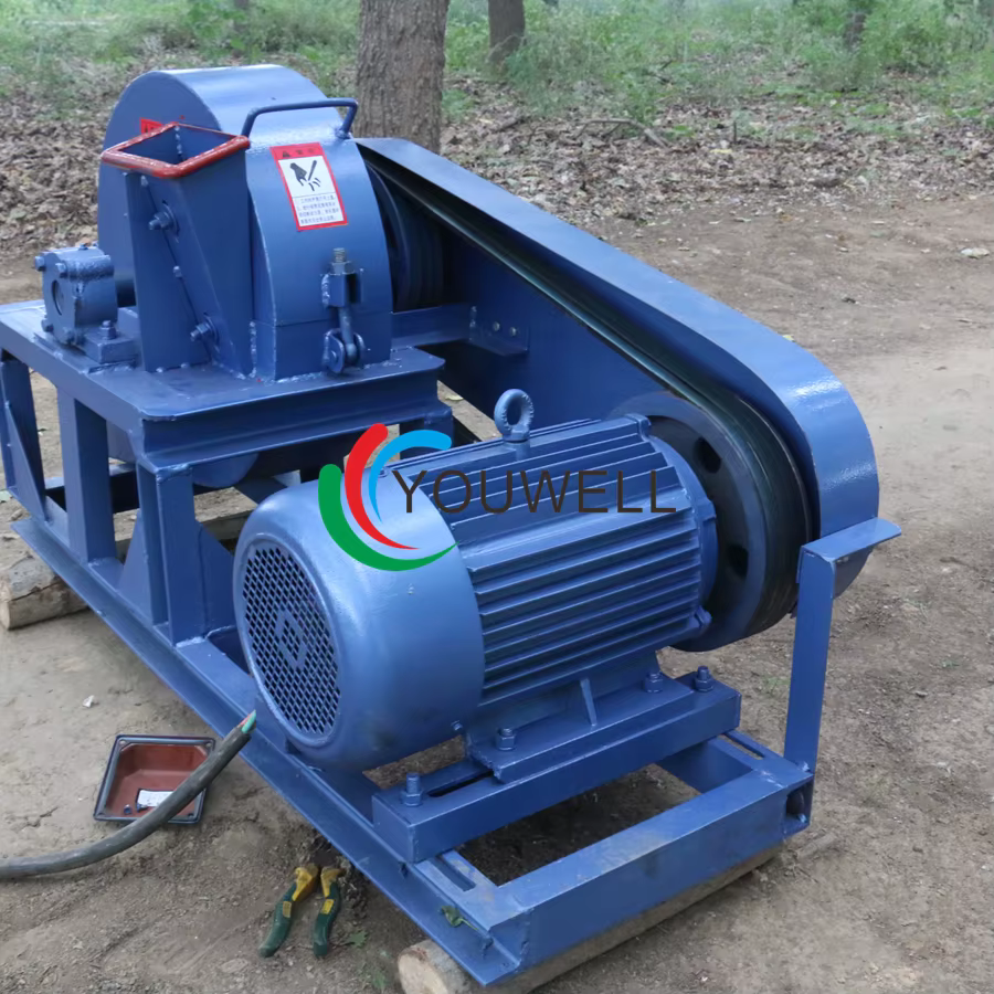 Electric Planer Shavings Generator Automatic Forestry Wood Shaving Machine — image 3