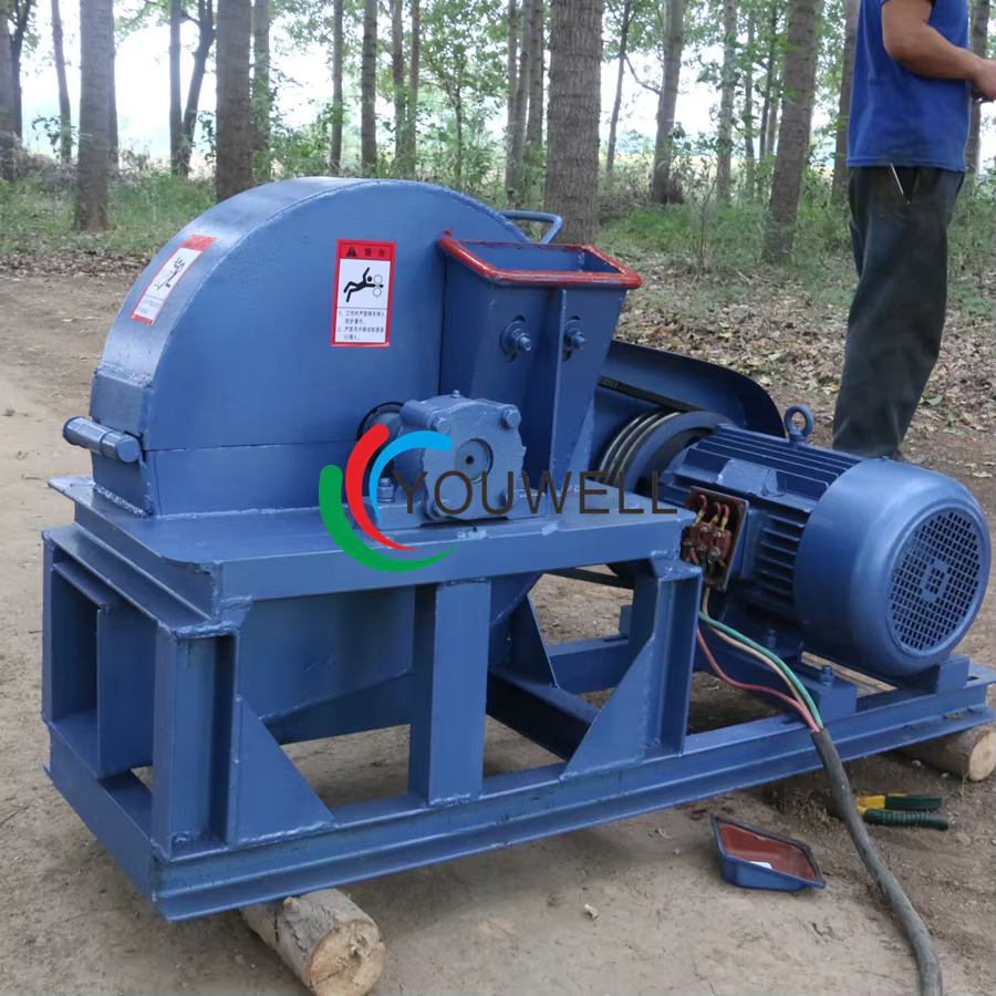 Electric Planer Shavings Generator Automatic Forestry Wood Shaving Machine — image 5