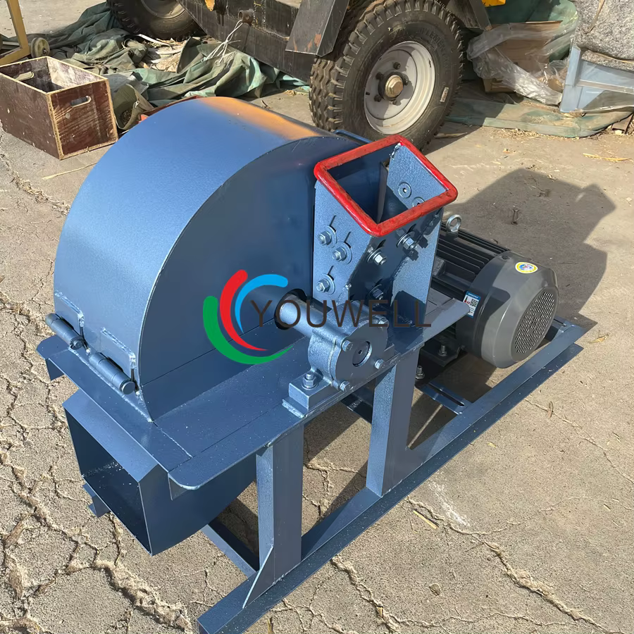 Electric Planer Shavings Generator Automatic Forestry Wood Shaving Machine — image 6
