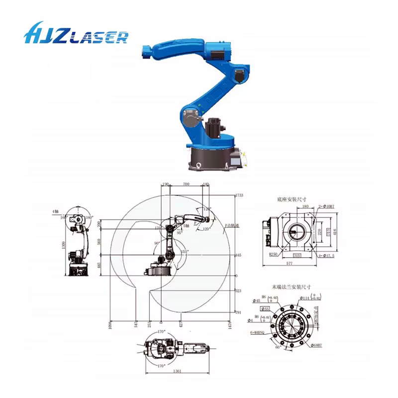 Fully Automated Collaborative Robot Arm CNC Fiber Laser Welding Machine — image 3