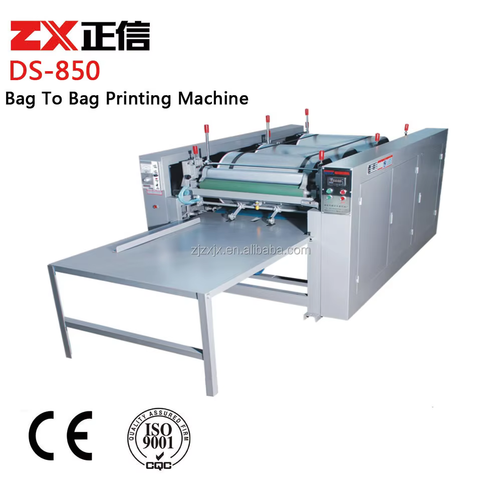 Manual Non Woven Bag to Bag Four Color Flexography Printing Machine — image 3