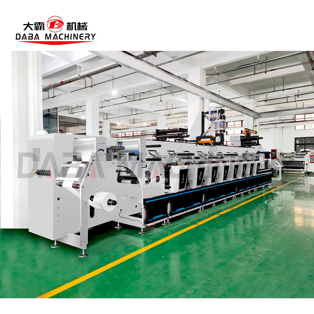 8-Color High-Speed Flexo Printing Machine with Cold Foil Stamping Unit — image 3