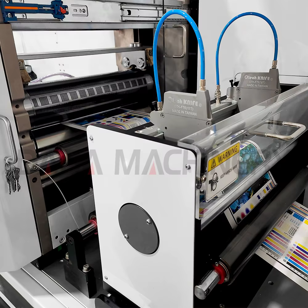 8-Color High-Speed Flexo Printing Machine with Cold Foil Stamping Unit — image 5