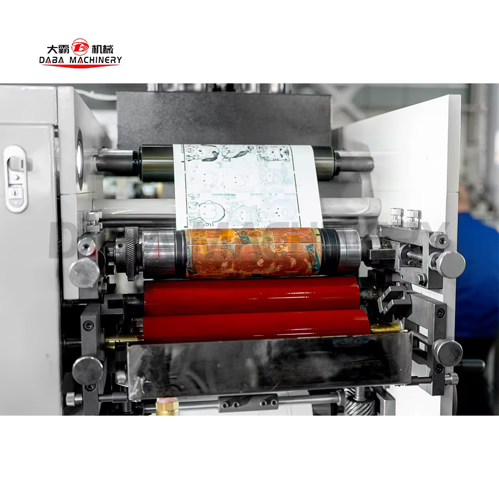 5 Color Flexographic UV Printers Paper Film Stickers Label Flexo Printing Die-cutting Slitting Machine — image 3