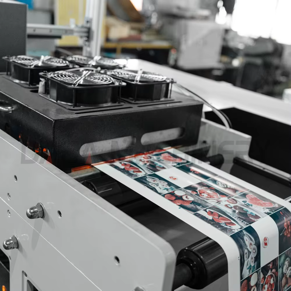 Automatic 3-Color Adhesive Label Roll-to-Roll Flexo Printing Machine with Camera Monitor — image 5