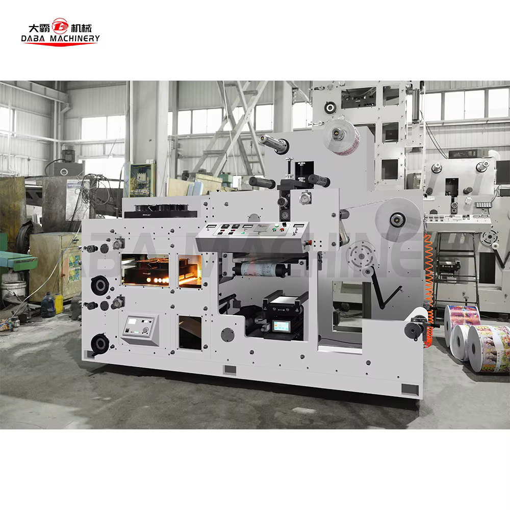 Automatic Roll to Roll 2 Color Flexo Printing Machine — image 2