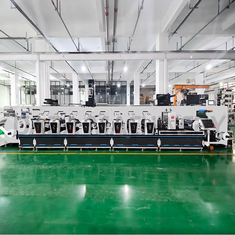 8 Colour Unit Type UV Flexo Printing Machine for Label Sticker — image 2