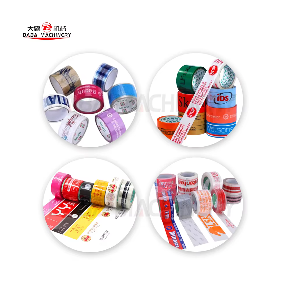 3 Colors Flexo Adhesive BOPP Flexographic Printer Machine — image 6