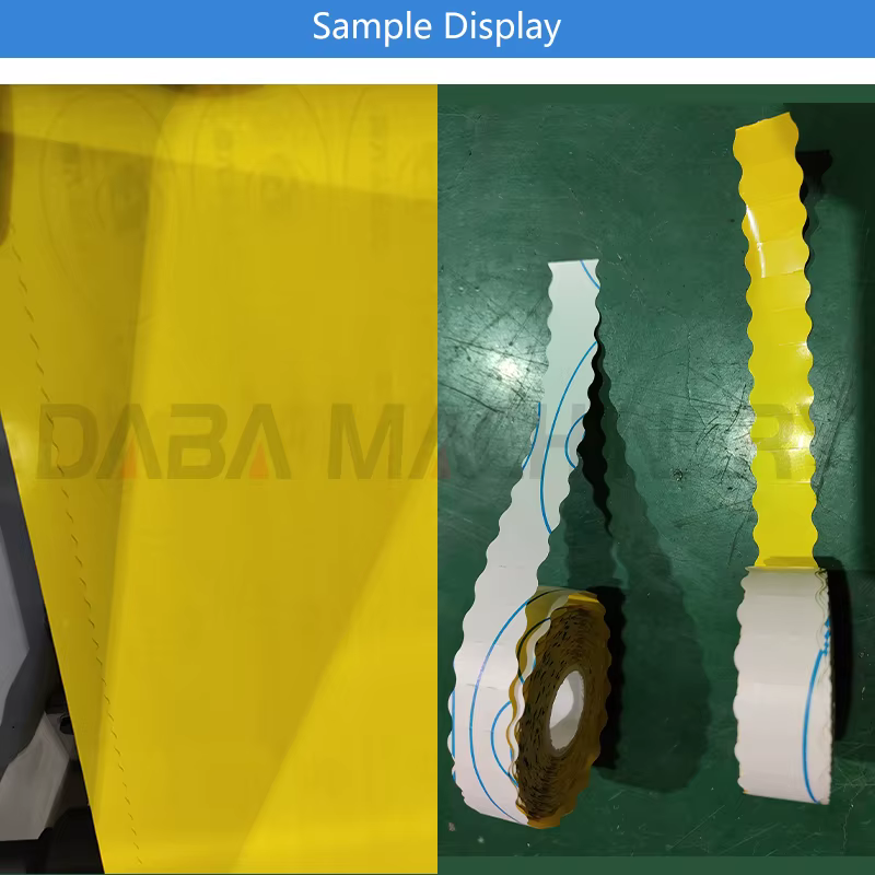 DABA 2 Color Wavy Cut Sequential Label Printing Die Cutting Machine — image 6