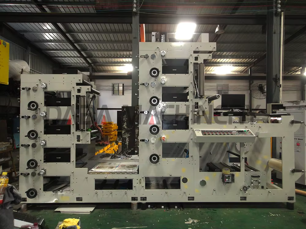DBRY Flexo Vinyl UV Roll to Roll Label Foil Printing Press Machine — image 6