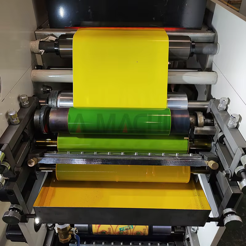 2 3 4 Color Flexo Paper Film Label Roll to Roll Printing Machine — image 5