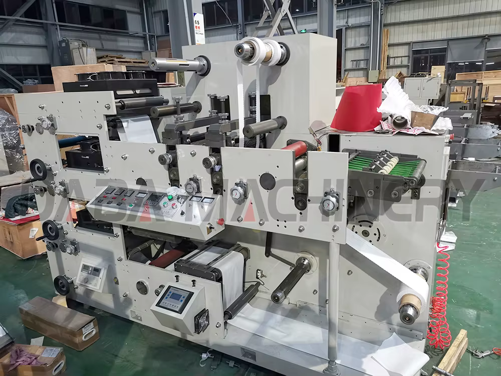 DABA Custom Shape Wave Wavy Label Printing Die Cutting Slitting Machine — image 3