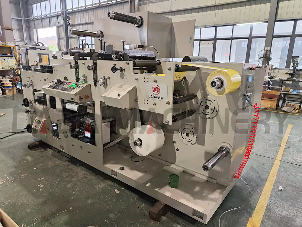 DABA Custom Shape Wave Wavy Label Printing Die Cutting Slitting Machine — image 4