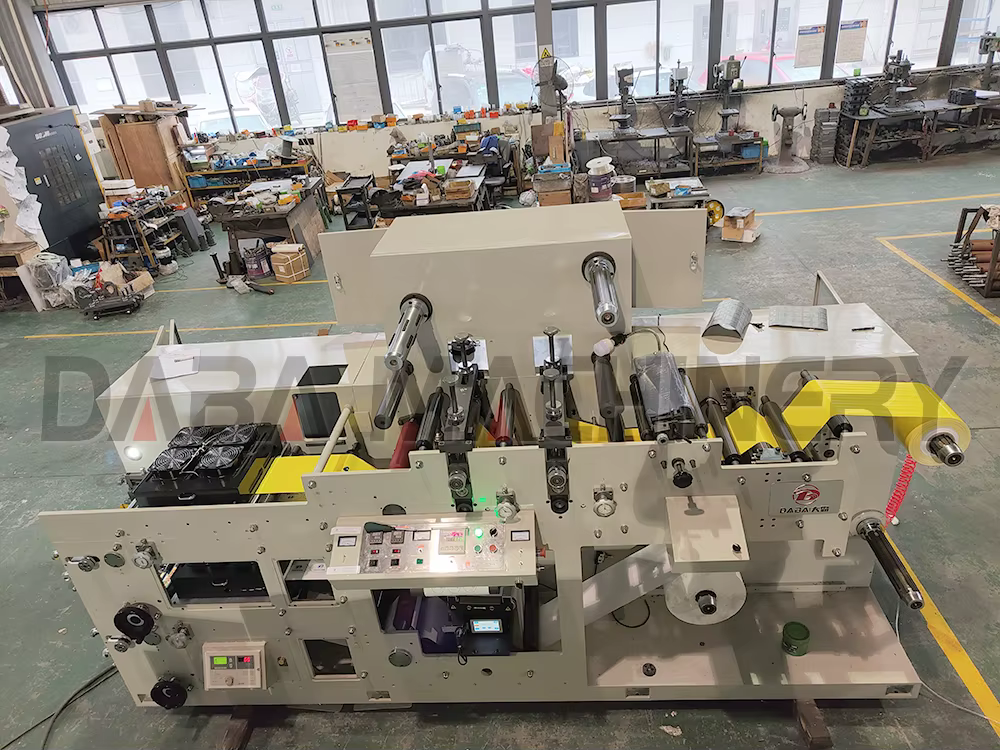 DABA Custom Shape Wave Wavy Label Printing Die Cutting Slitting Machine — image 5