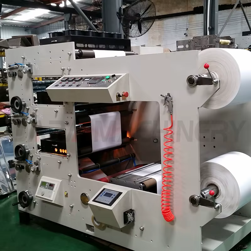 3 Color Flexographic Printing Machine for Paper Film Label Roll Printing — image 2